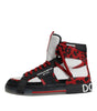 Dolce & Gabbana Multicolor Leather High Top Sneakers Shoes