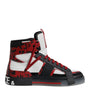 Dolce & Gabbana Multicolor Leather High Top Sneakers Shoes