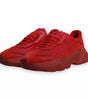 Dolce & Gabbana Red Leather Daymaster Low Top Sneakers Shoes