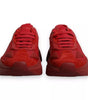 Dolce & Gabbana Red Leather Daymaster Low Top Sneakers Shoes