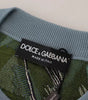 Dolce & Gabbana Jungle Wool Silk Pullover Logo Sweater