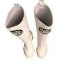 Dolce & Gabbana White DG Logo Hi Trekking Plateau Biker Boots Shoes