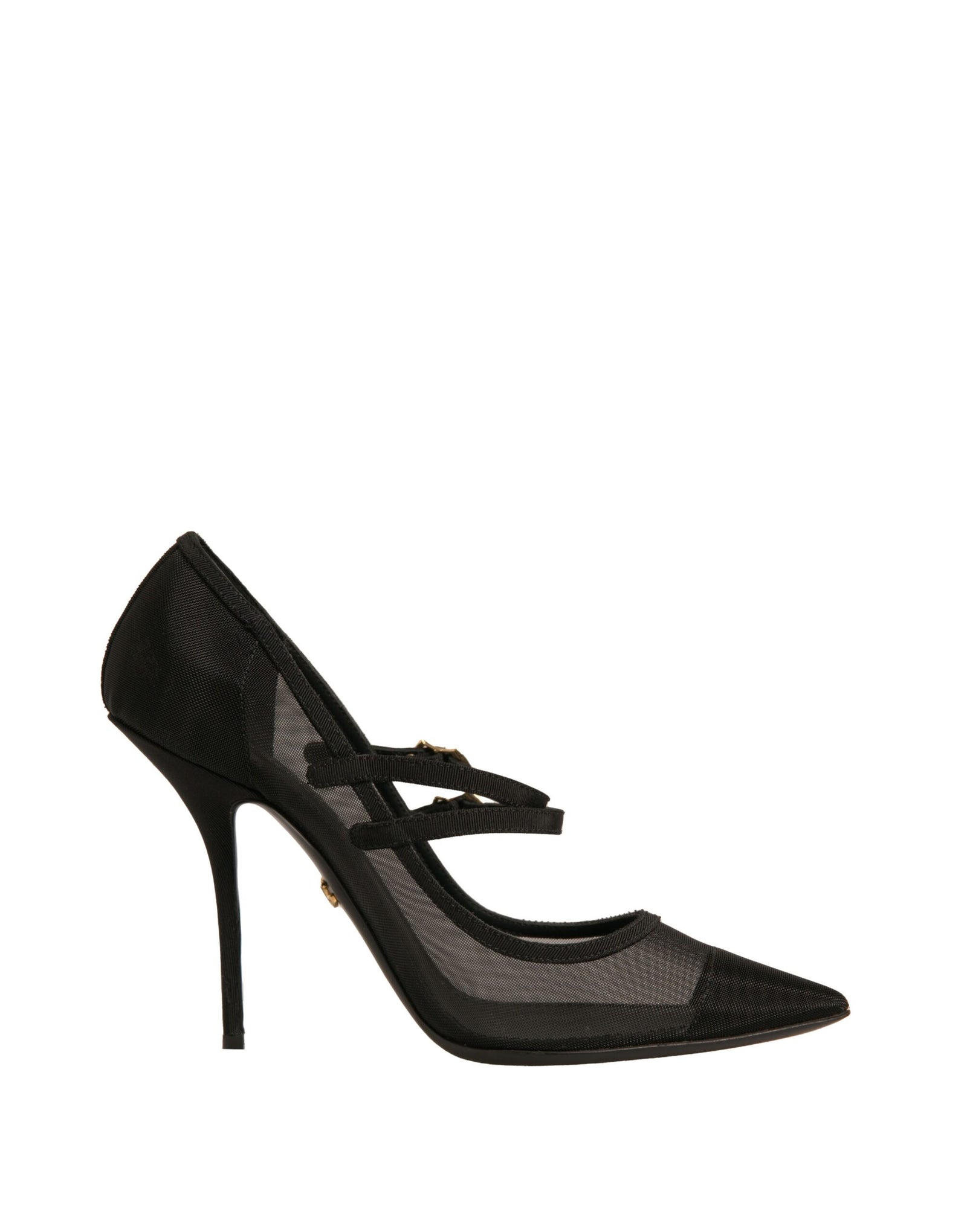 Escarpins à talons hauts Mary Jane en maille noire Dolce & Gabbana