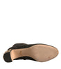 Dolce & Gabbana Black Embellished Heel Ankle Boots Shoes