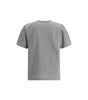 Saint Laurent Grey Cotton Oversized T-shirt