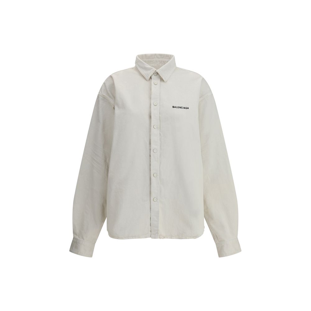Veste chemise en jean Balenciaga