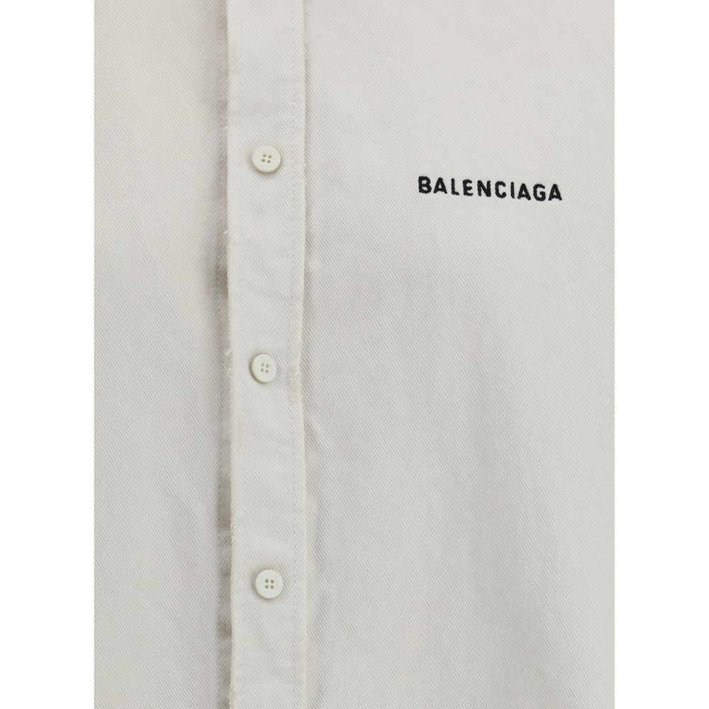 Veste chemise en jean Balenciaga
