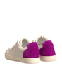 Dolce & Gabbana White Suede Leather Low Top Sneakers Shoes