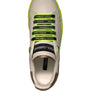 Dolce & Gabbana White Yellow Portofino Leather Sneakers Shoes