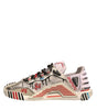 Dolce & Gabbana Multicolor Suede Fabric NS1 Sneakers Shoes
