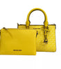 Sac bandoulière 3 en 1 Charlotte de Michael Kors, jaune doré