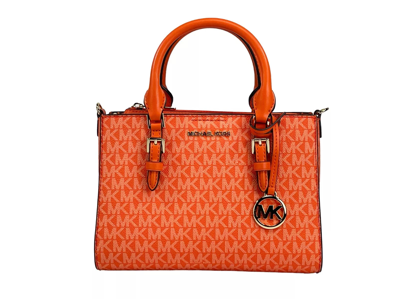 Sac à bandoulière 3 en 1 Charlotte de Michael Kors, orange coquelicot
