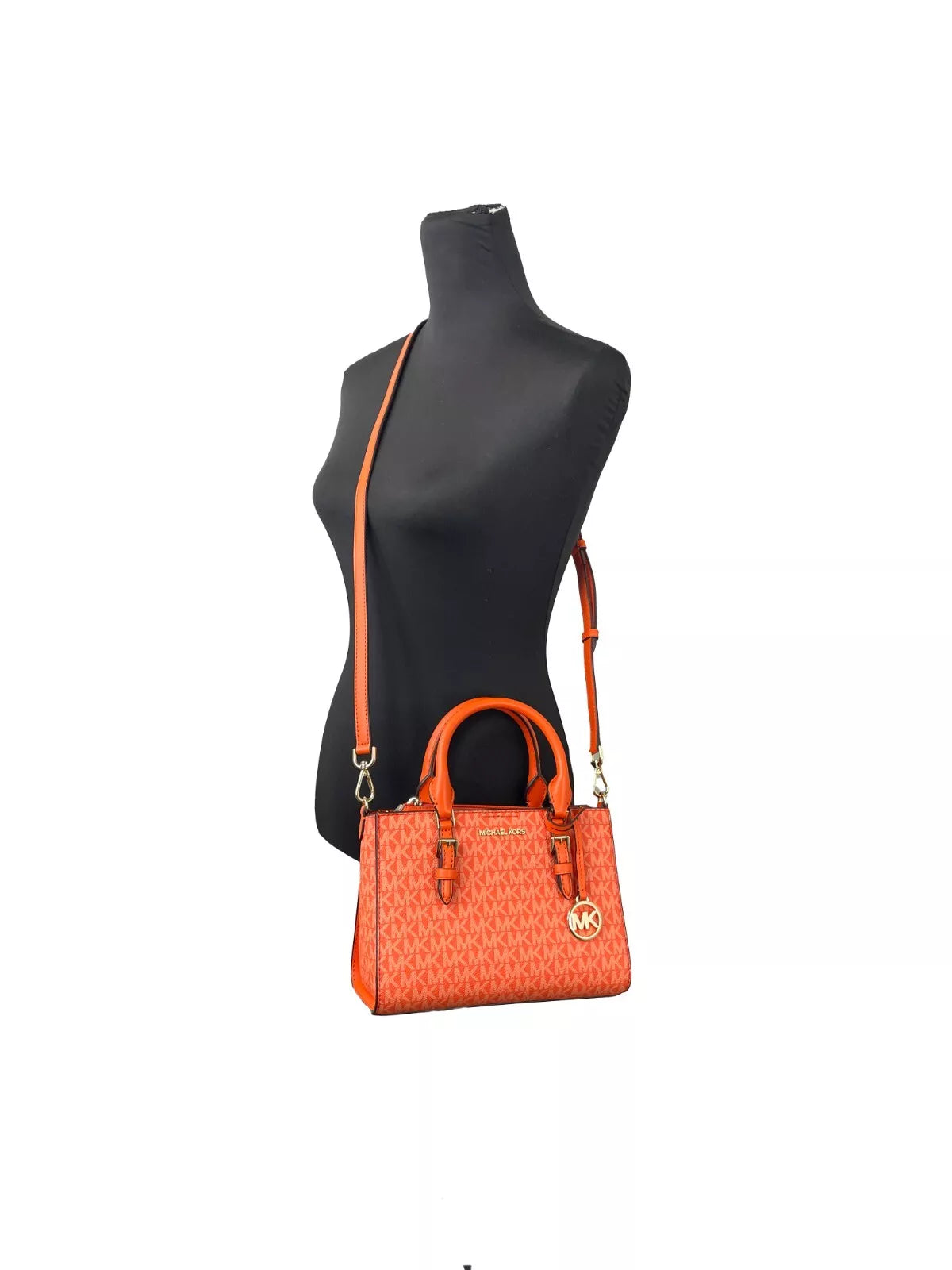 Sac à bandoulière 3 en 1 Charlotte de Michael Kors, orange coquelicot