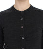 Dolce & Gabbana Elegant Gray Wool Cardigan Sweater