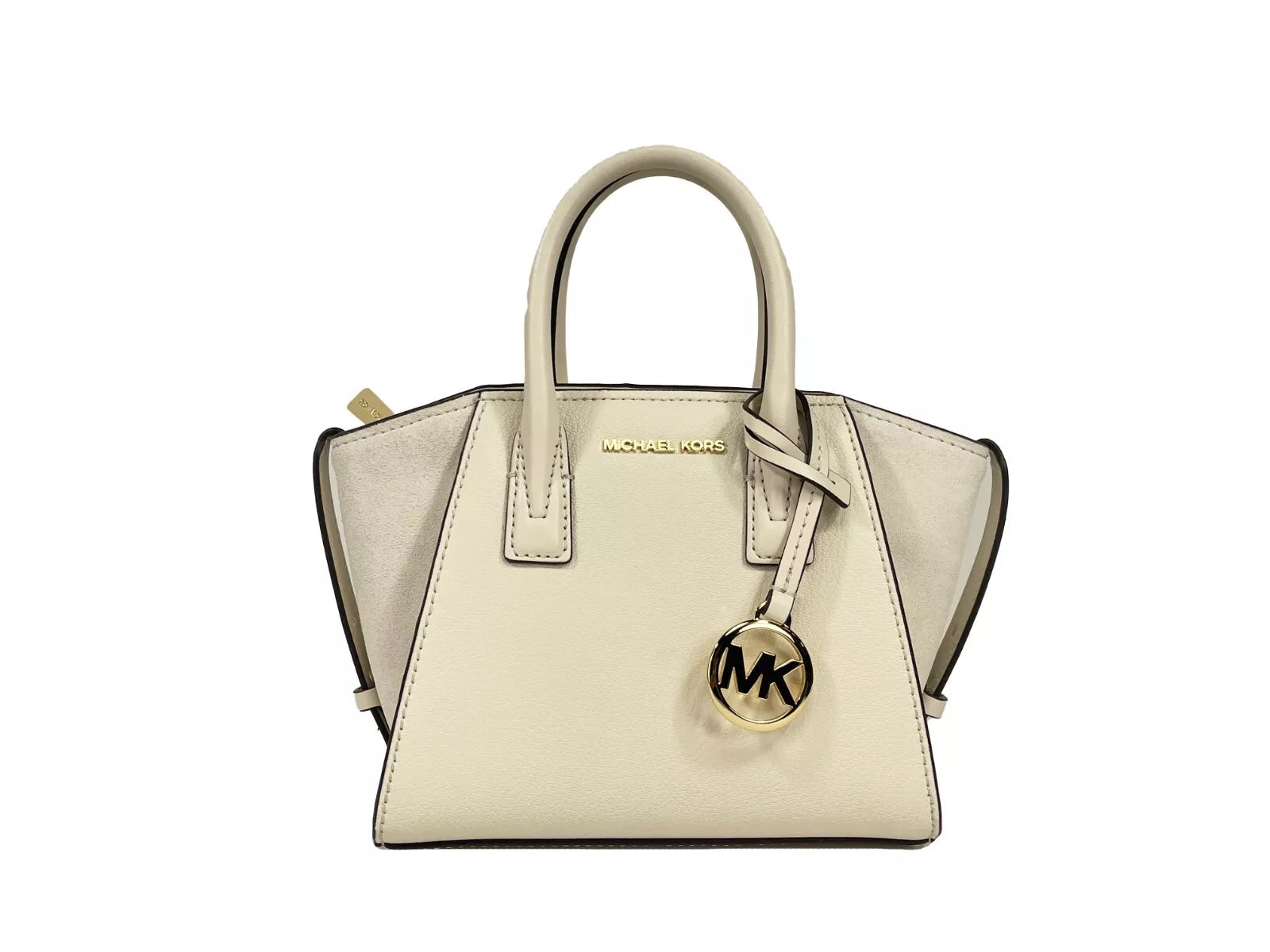 Sac à main bandoulière crème Avril XS de Michael Kors