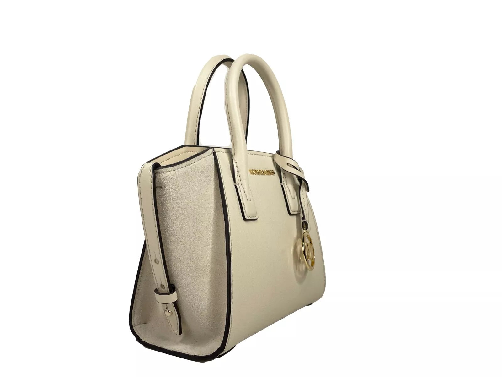 Sac à main bandoulière crème Avril XS de Michael Kors