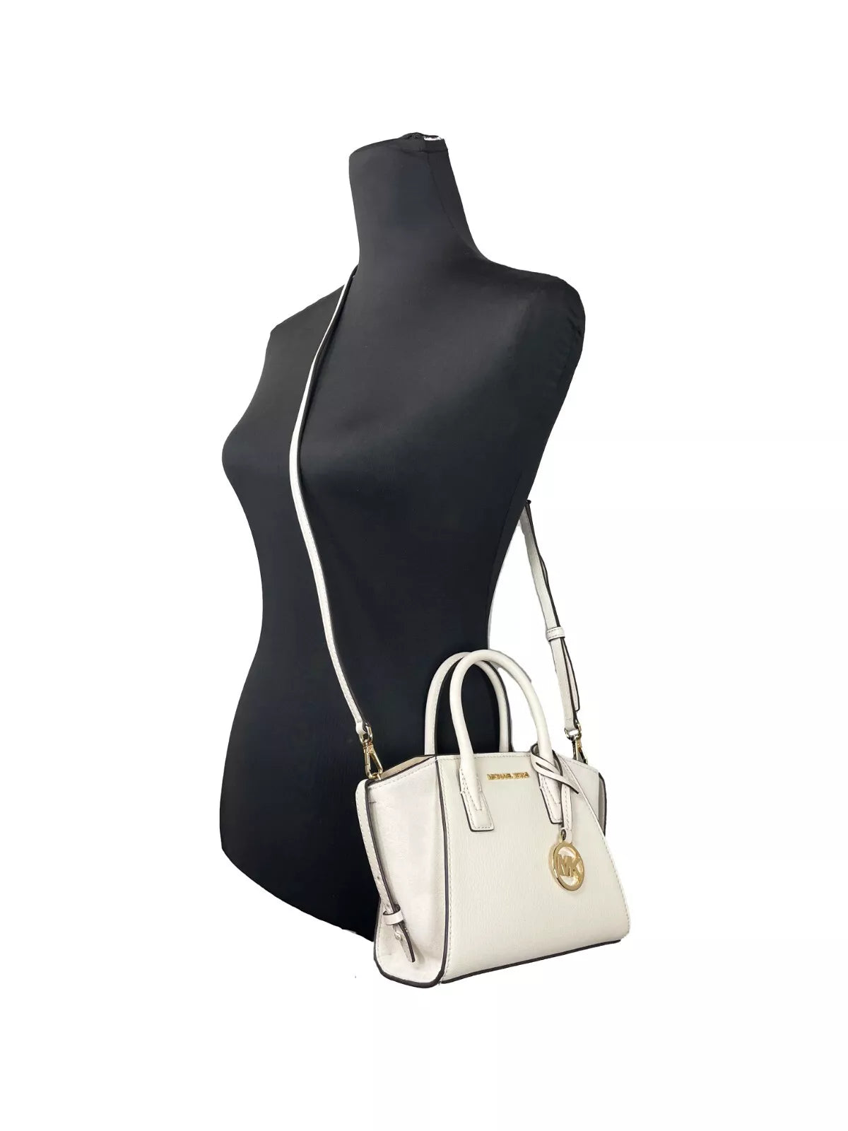 Sac à main bandoulière crème Avril XS de Michael Kors