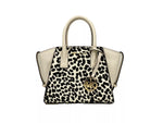 Sac à main bandoulière Michael Kors Avril XS Cream Cheetah Satchel