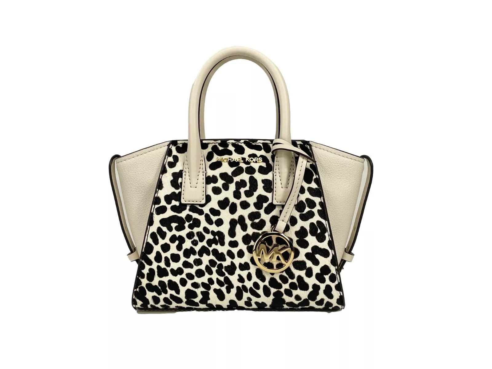 Sac à main bandoulière Michael Kors Avril XS Cream Cheetah Satchel