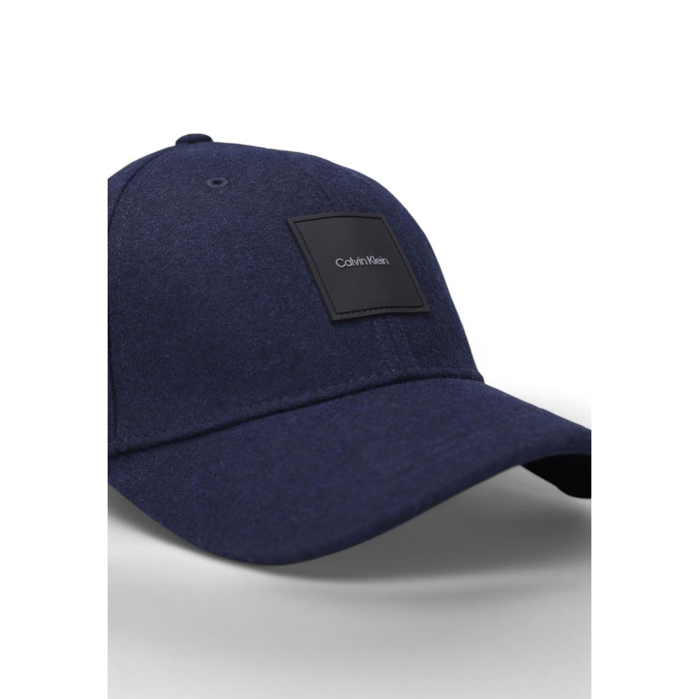 Casquette de baseball en laine bleue Calvin Klein