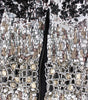 Dolce & Gabbana Crystal Silver Runway Handmade Dress