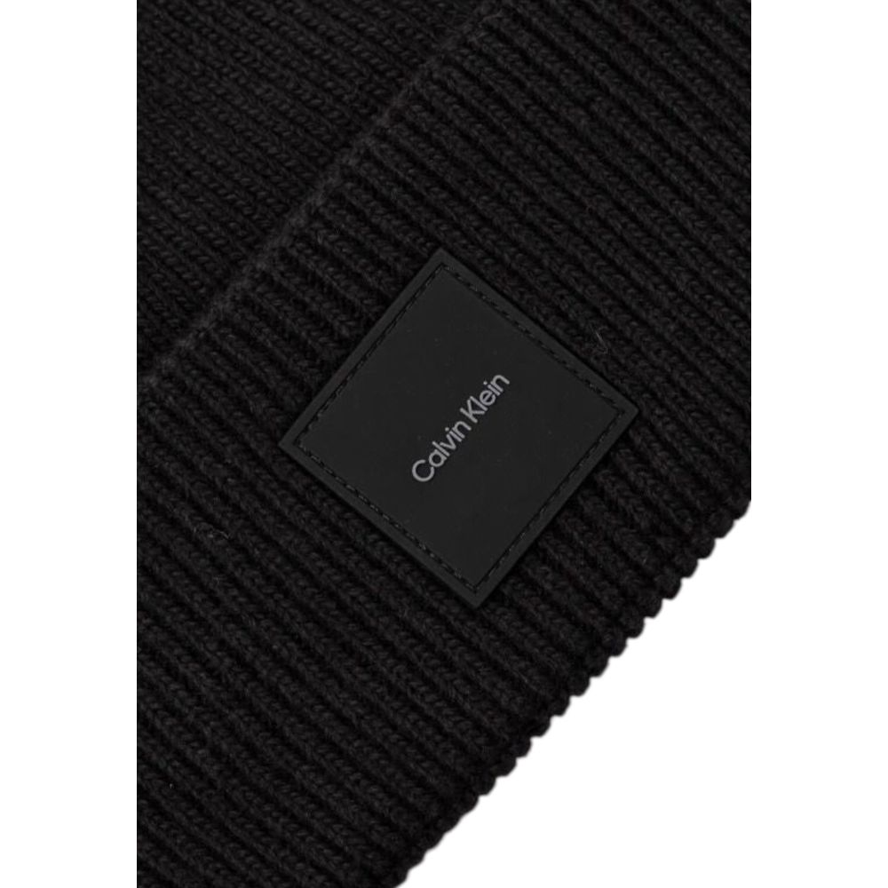 Casquette de baseball noire en coton biologique Calvin Klein