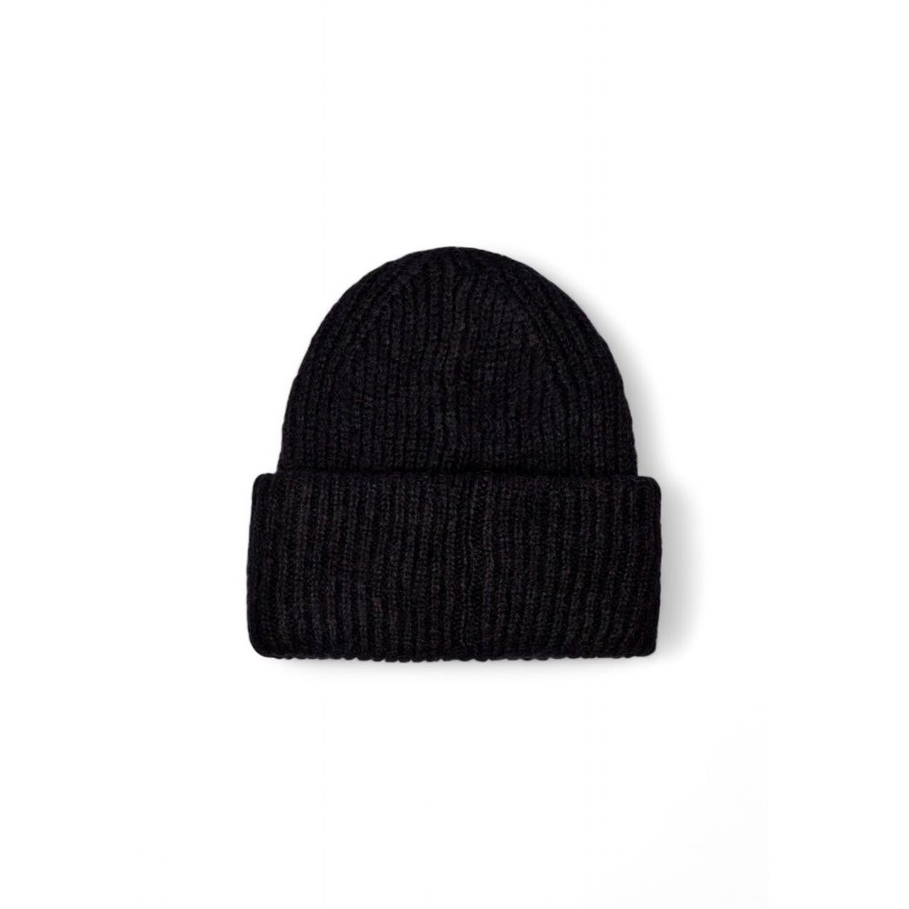 Casquette de baseball en cuir d'alpaga noir Calvin Klein