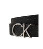 Ceinture en cuir noir Calvin Klein