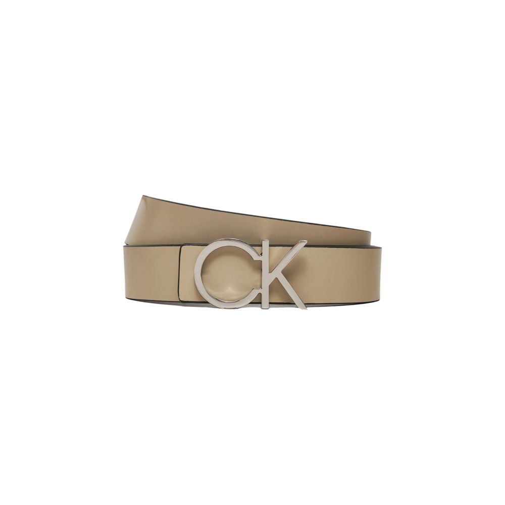 Ceinture en cuir noir Calvin Klein