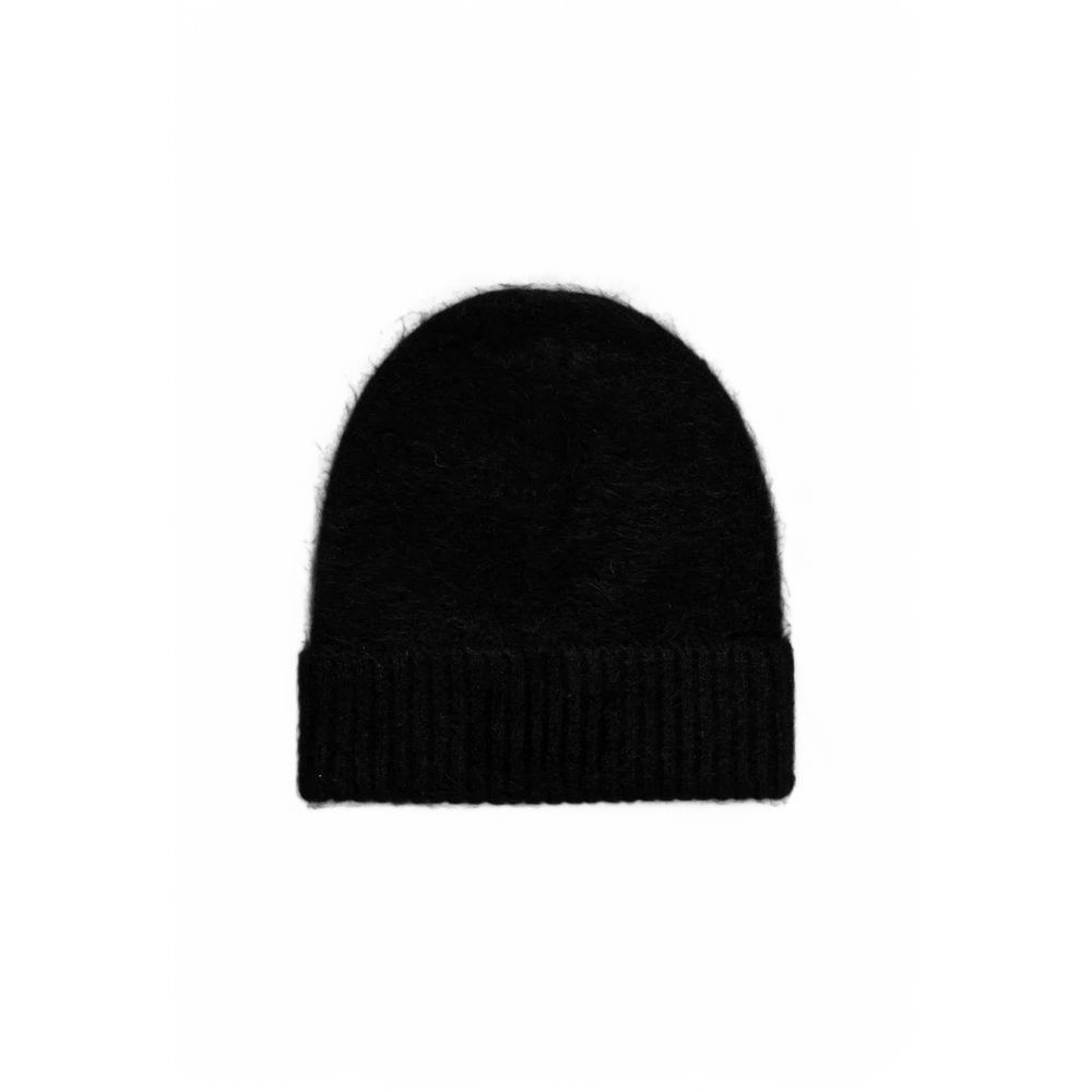 Calvin Klein Black Alpaca Leather Caps Baseball Hat