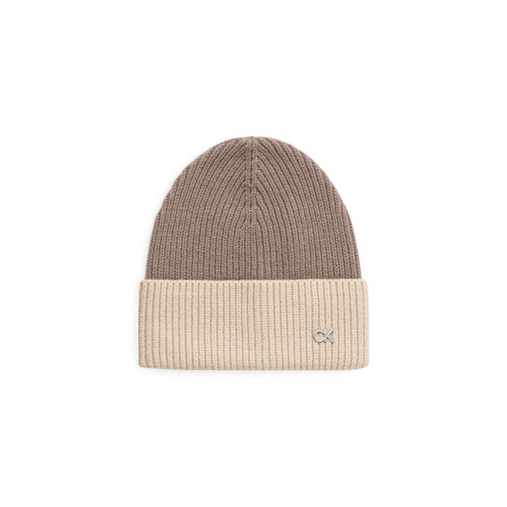 Calvin Klein Beige Wool Caps Baseball Hat