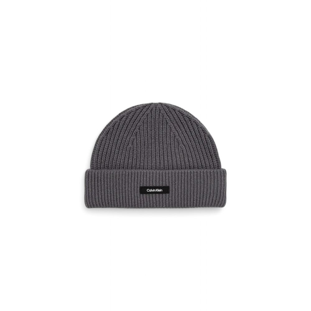 Casquette de baseball en coton biologique gris Calvin Klein
