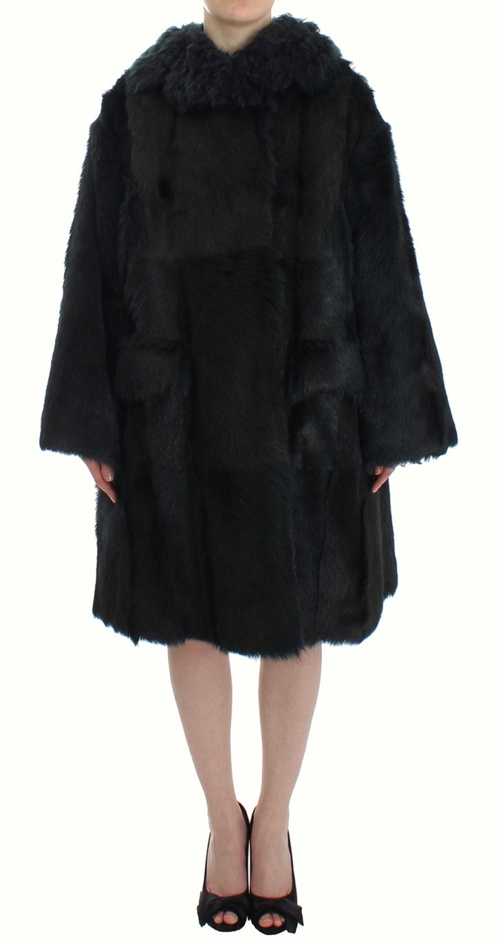 Dolce &amp; Gabbana - Superbe manteau en peau lainée