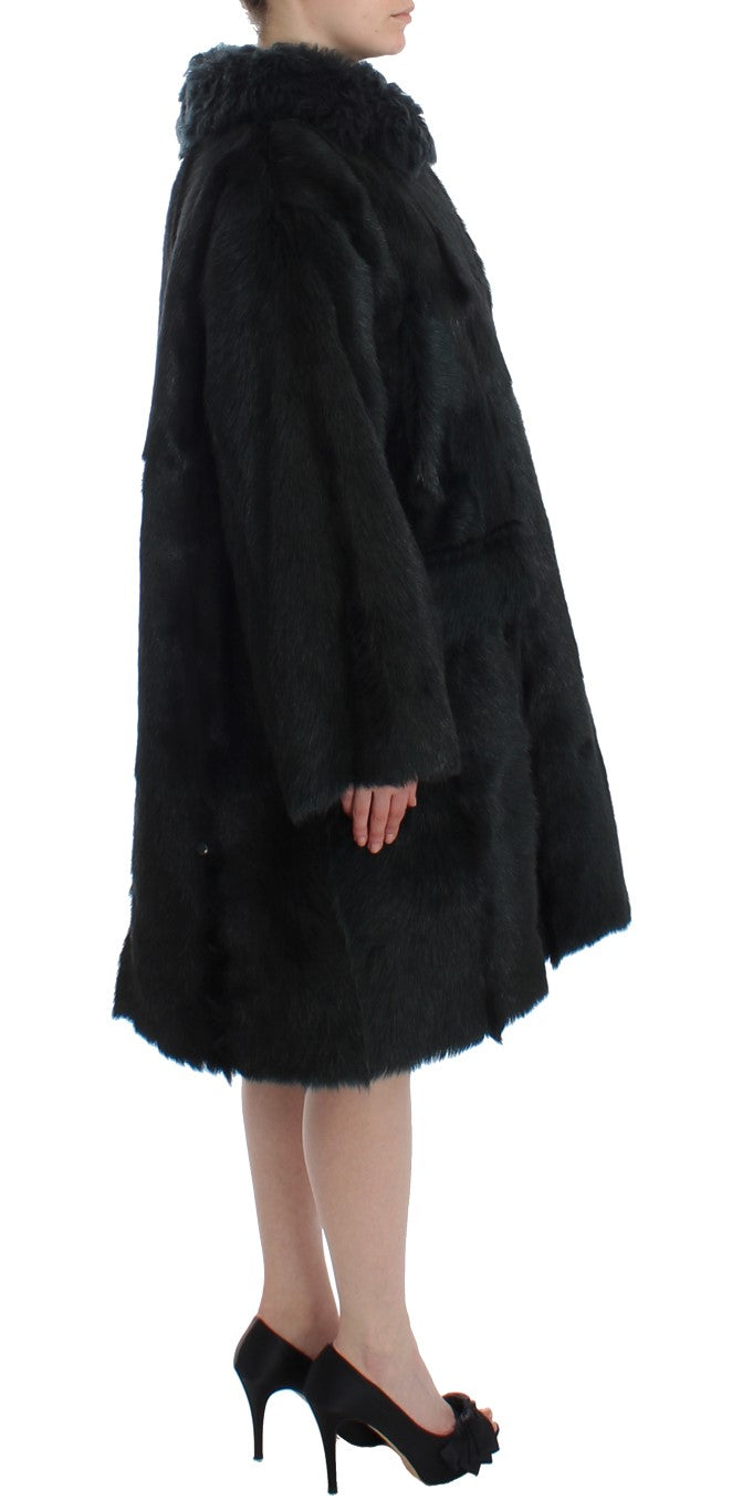 Dolce &amp; Gabbana - Superbe manteau en peau lainée