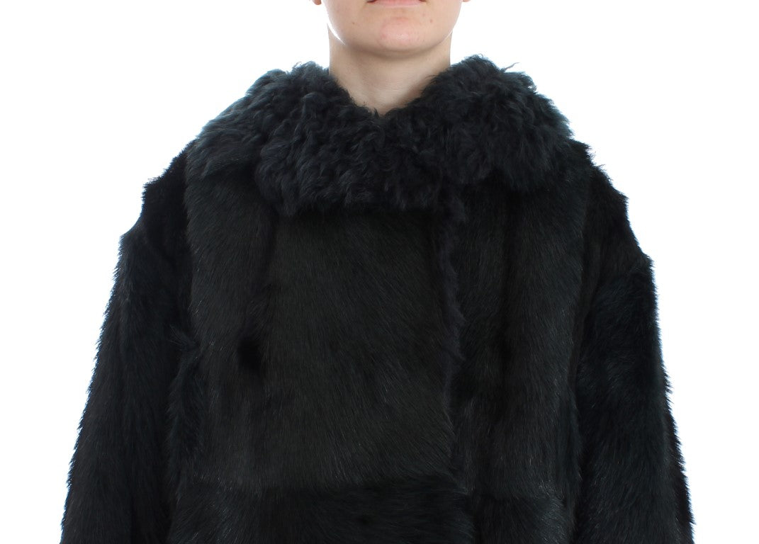 Dolce &amp; Gabbana - Superbe manteau en peau lainée