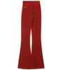 Dsquared² Red Cotton Flared Pant