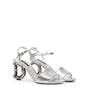 Sandale en cuir gris Dolce &amp; Gabbana