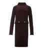 Bottega Veneta Elegant Viscose Brown Dress