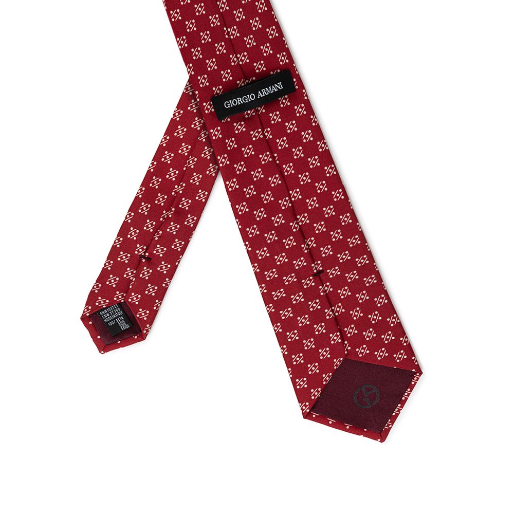 Giorgio Armani Red Silk Ties &amp; Bowty