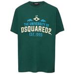 T-shirt en coton vert Dsquared²