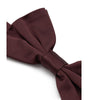 Dolce &amp; Gabbana Burgundy Silk Bowty