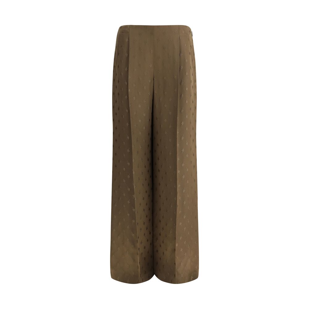 Pantalon en soie Fendi