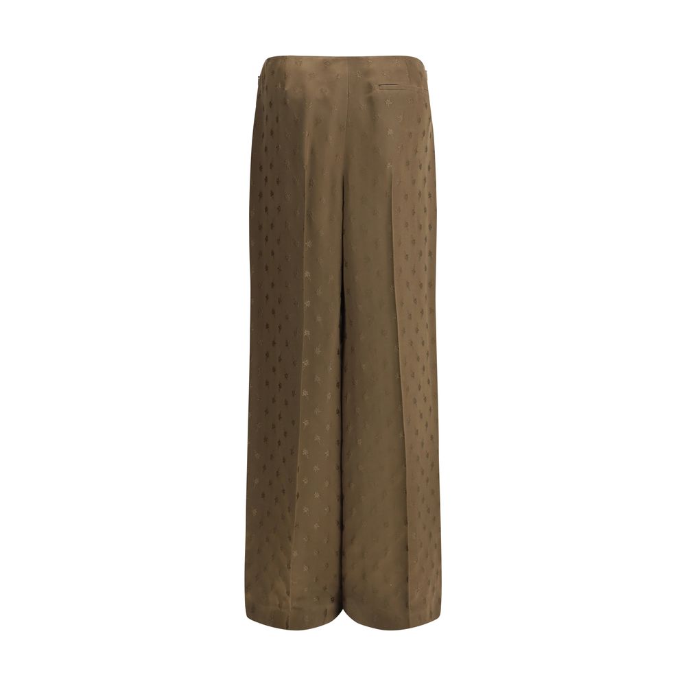 Pantalon en soie Fendi