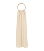 Calvin Klein Cream Recycled Polyester Scarf