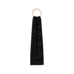Calvin Klein Black Marabou Scarf