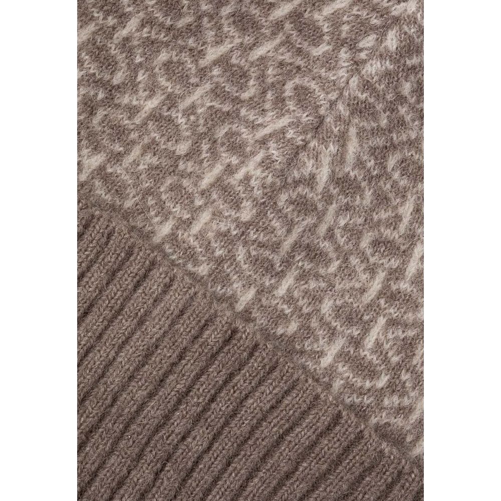 Calvin Klein Beige Alpaca Leather Caps Baseball Hat