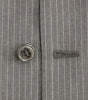 Dolce & Gabbana Gray Striped Wool Single Breasted Vest