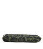 Dolce & Gabbana Green Nylon Leopard Print Shell Messenger Crossbody Bag