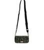 Dolce & Gabbana Green Nylon Leopard Print Shell Messenger Crossbody Bag