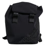 Dolce & Gabbana Black Neoprene Nylon DG Logo School Backpack Bag